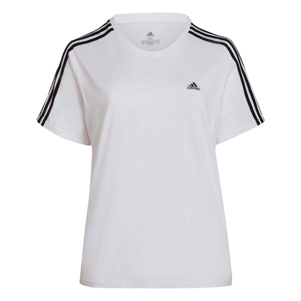 ADIDAS SPORTSWEAR ADIDAS SPORTSWEAR Funkcionalna majica 'Essentials  3-Stripes '  črna / bela