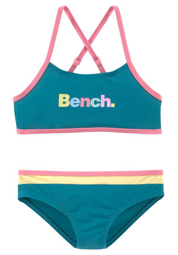 BENCH BENCH Bikini  rumena / petrol / svetlo roza