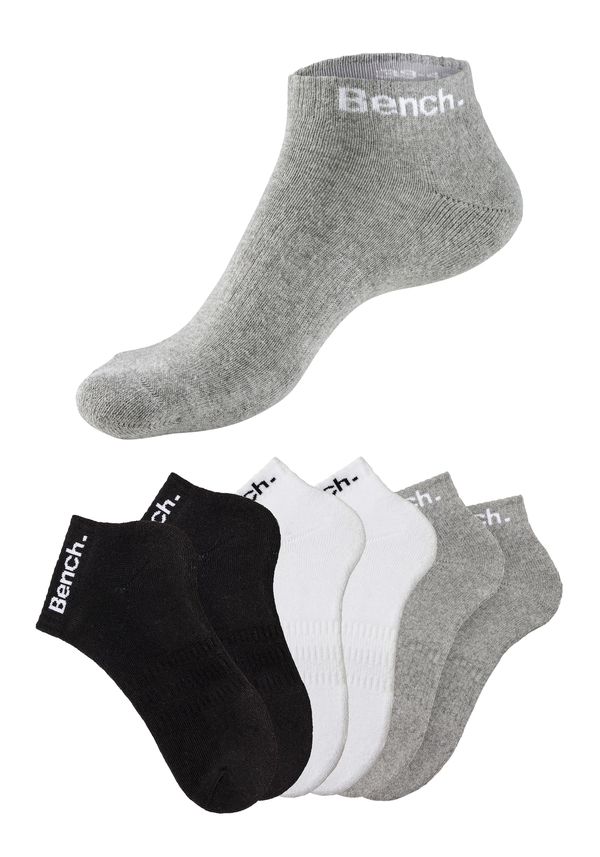 BENCH BENCH Športne nogavice  pegasto siva / črna / bela