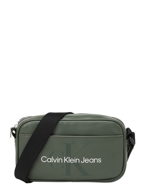 Calvin Klein Jeans Calvin Klein Jeans Torba za čez ramo  temno zelena / črna / bela