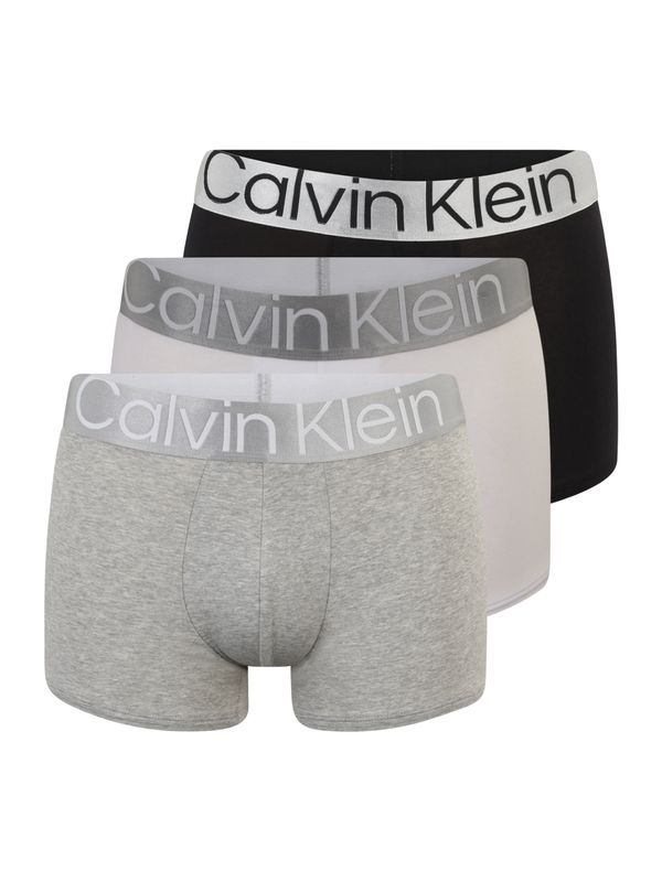 Calvin Klein Underwear Calvin Klein Underwear Boksarice  srebrno-siva / pegasto siva / črna / bela