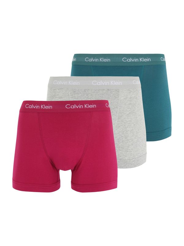 Calvin Klein Underwear Calvin Klein Underwear Boksarice  svetlo siva / smaragd / rdeča