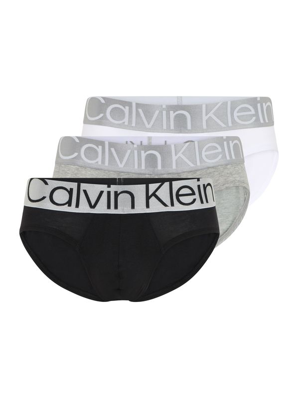 Calvin Klein Underwear Calvin Klein Underwear Spodnje hlačke  siva / srebrno-siva / črna / bela