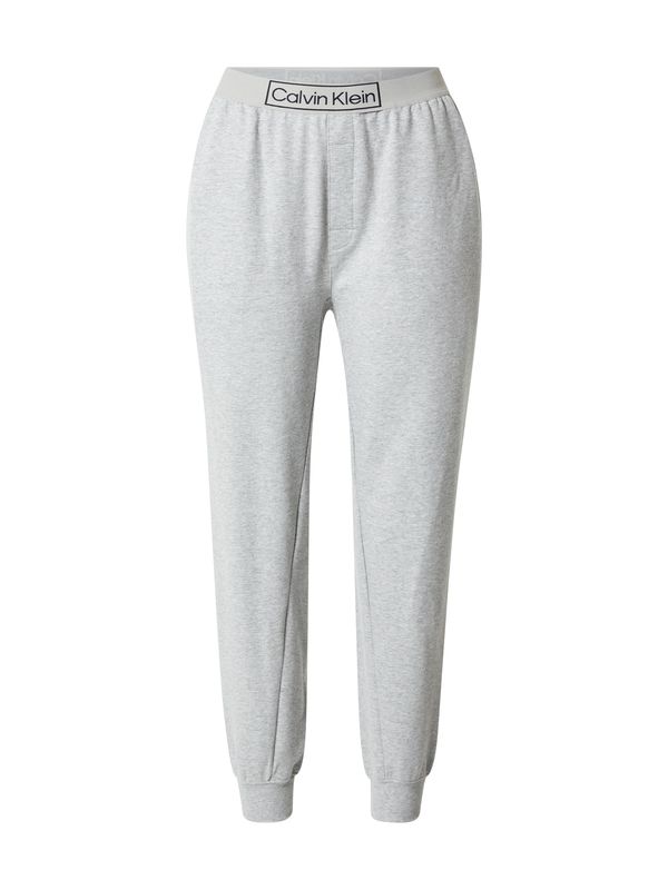 Calvin Klein Underwear Calvin Klein Underwear Spodnji del pižame  siva / pegasto siva / črna
