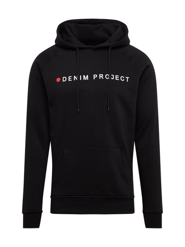 Denim Project Denim Project Majica  svetlo rdeča / črna / bela