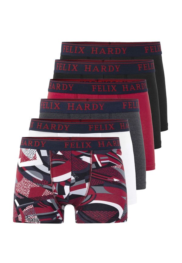 Felix Hardy Felix Hardy Boksarice  siva / temno siva / rdeča / vinsko rdeča / črna / bela