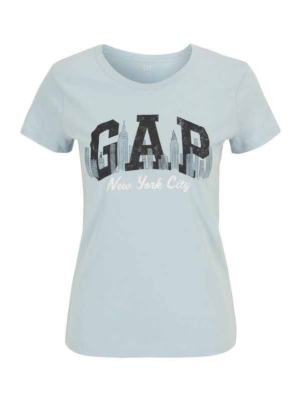Gap Petite Gap Petite Majica  pastelno modra / črna / bela