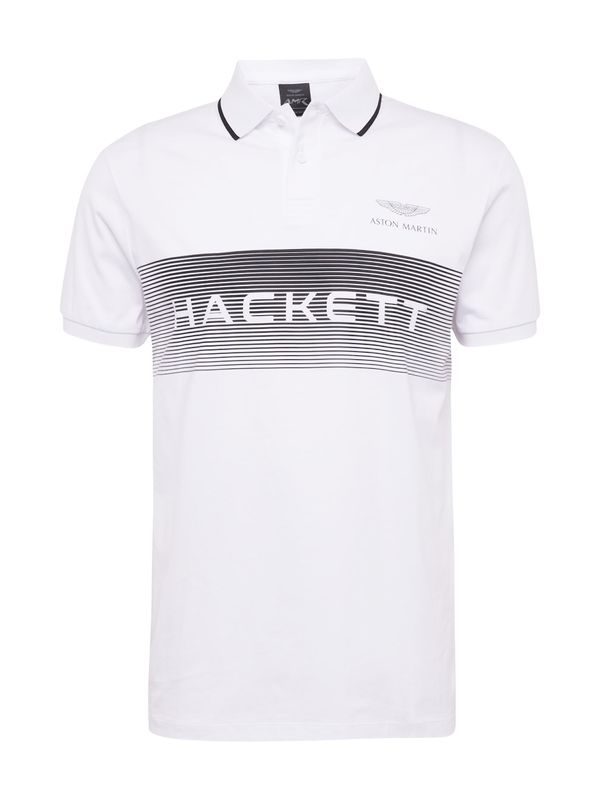Hackett London Hackett London Majica 'AMR'  črna / bela