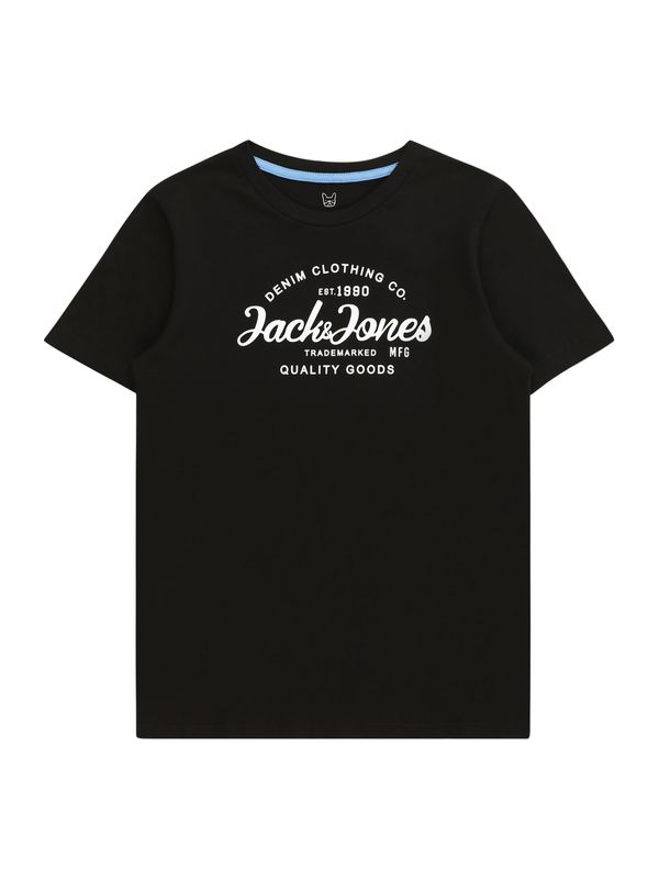 Jack & Jones Junior Jack & Jones Junior Majica 'FOREST'  črna / bela