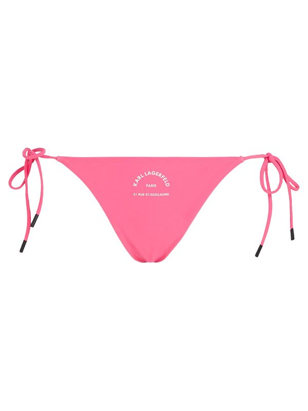 Karl Lagerfeld Karl Lagerfeld Bikini hlačke 'Rue St-Guillaume'  roza / bela