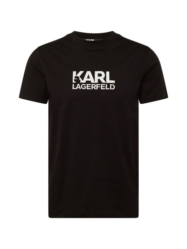 Karl Lagerfeld Karl Lagerfeld Majica  bež / črna