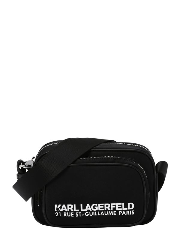 Karl Lagerfeld Karl Lagerfeld Torba za čez ramo  črna / bela