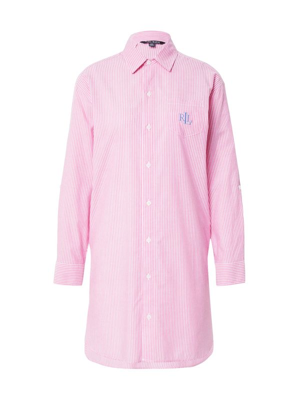 Lauren Ralph Lauren Lauren Ralph Lauren Dolga srajca  modra / roza / bela