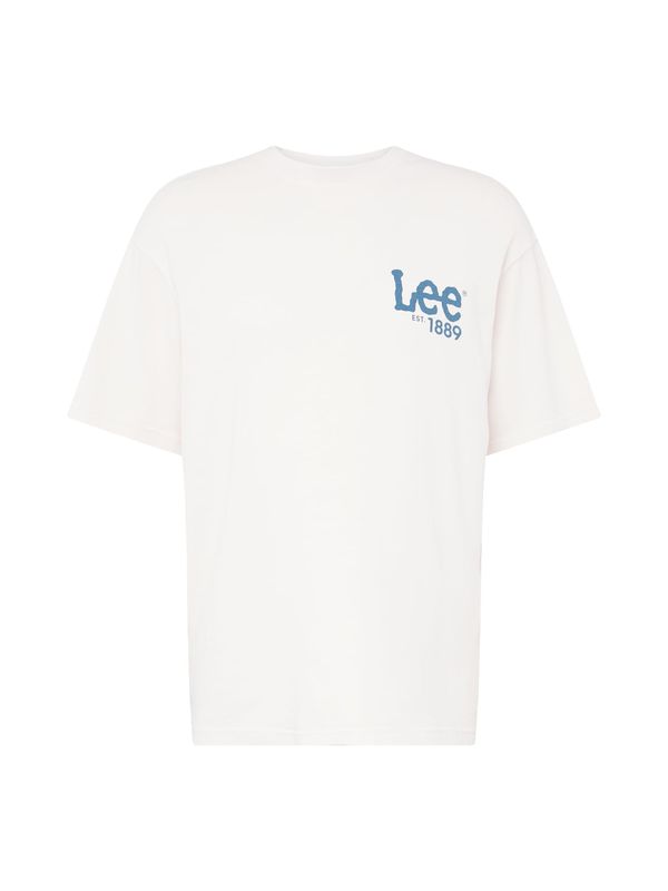 Lee Lee Majica  ecru / svetlo modra