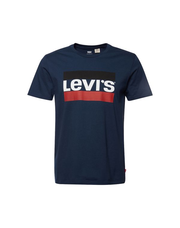 LEVI'S ® LEVI'S ® Majica 'Sportswear Logo Graphic'  mornarska / rdeča / črna / bela