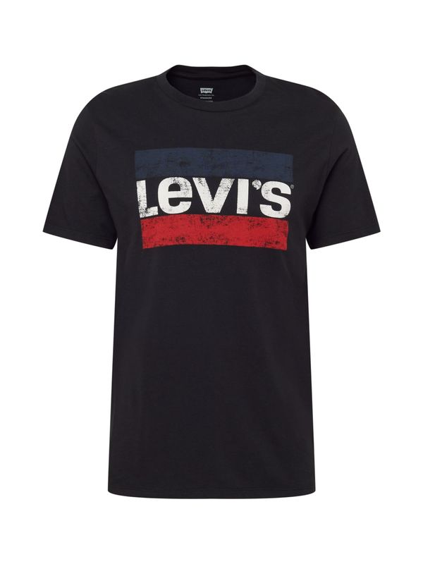 LEVI'S ® LEVI'S ® Majica 'Sportswear Logo Graphic'  mornarska / temno rdeča / črna / bela