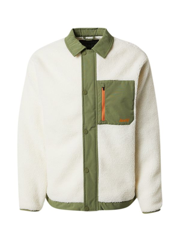 LEVI'S ® LEVI'S ® Prehodna jakna 'Buchanan Sherpa Jacket'  trst / bela