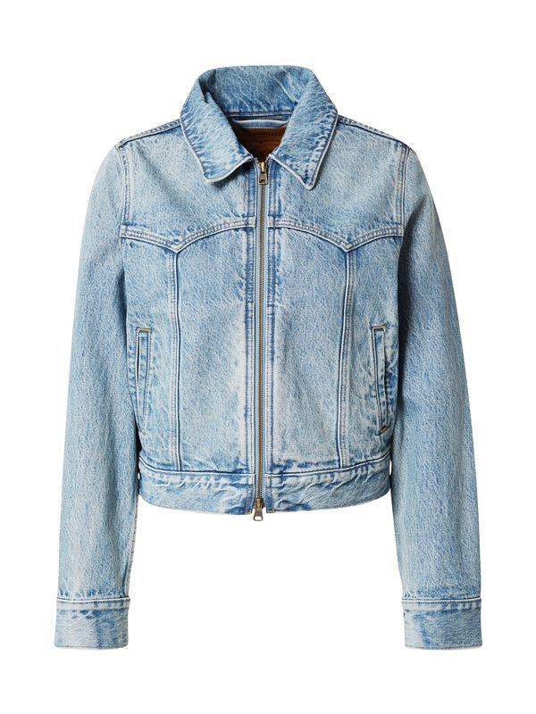 LEVI'S ® LEVI'S ® Prehodna jakna 'Zip Slim Trucker'  svetlo modra