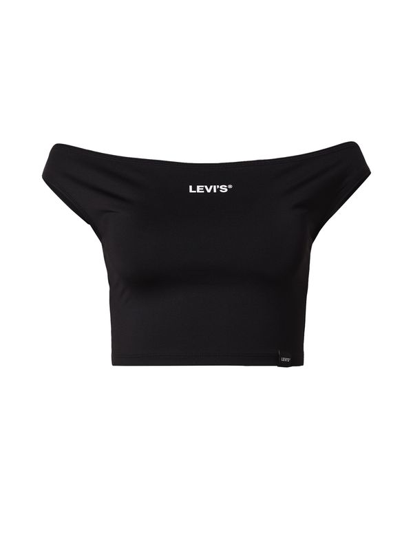 LEVI'S ® LEVI'S ® Top 'Graphic Bardot Tank'  črna / bela