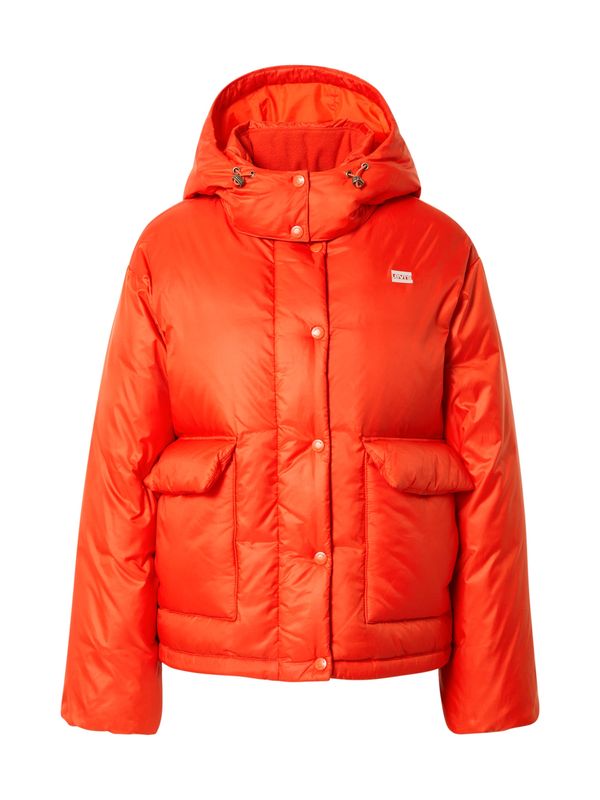 LEVI'S ® LEVI'S ® Zimska jakna 'Luna Core Puffer Short'  neonsko oranžna / bela