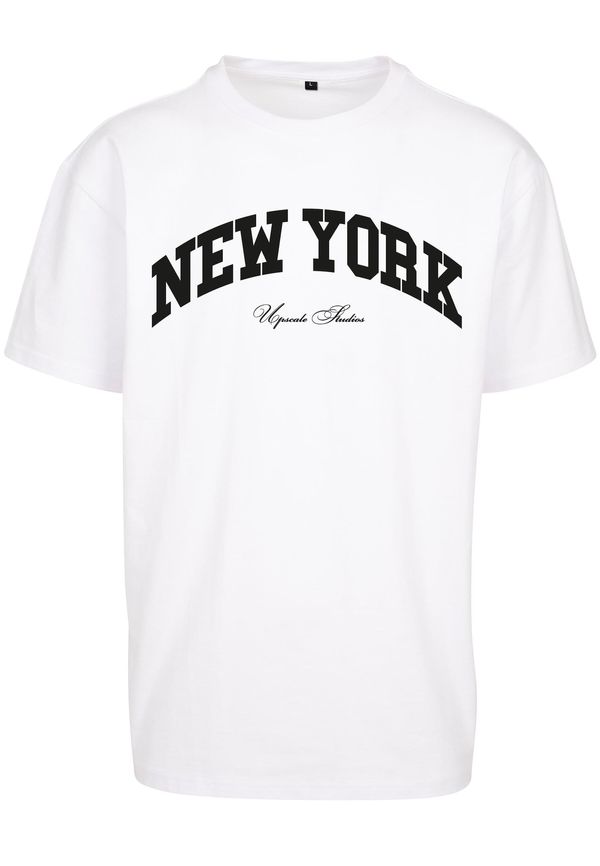 MT Upscale MT Upscale Majica 'New York'  črna / bela