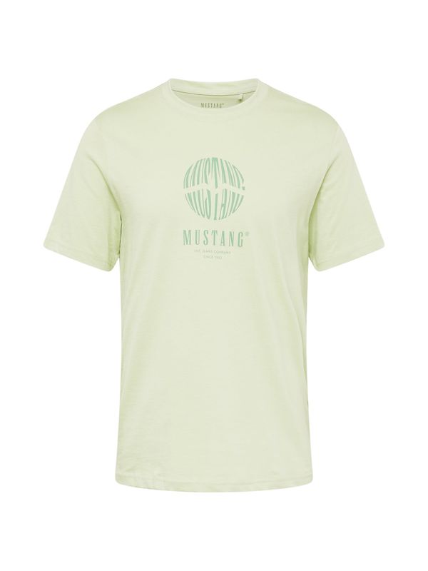 MUSTANG MUSTANG Majica 'Austin'  limeta / pastelno zelena