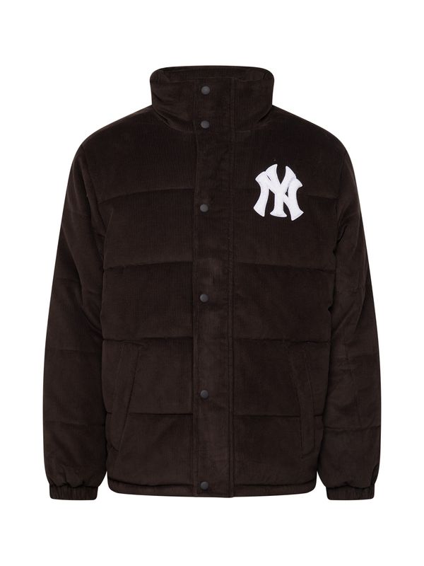 NEW ERA NEW ERA Zimska jakna 'MLB'  temno rjava / naravno bela