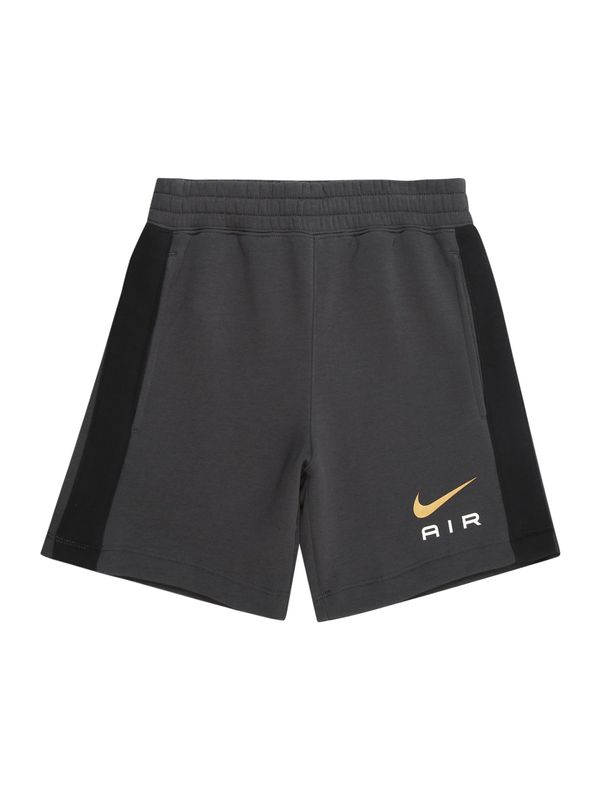 Nike Sportswear Nike Sportswear Hlače 'AIR'  zlata / temno siva / črna / bela