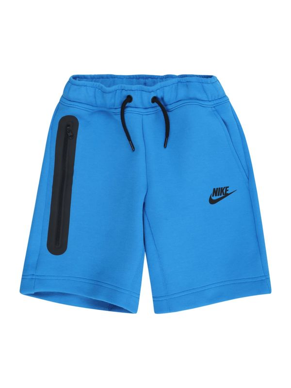 Nike Sportswear Nike Sportswear Hlače 'Tech Fleece'  nebeško modra / črna
