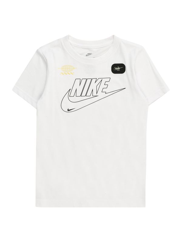 Nike Sportswear Nike Sportswear Majica 'CLUB+ FUTURA'  rumena / črna / bela