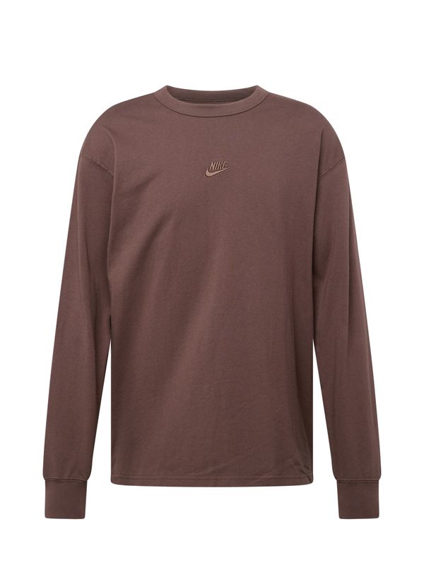 Nike Sportswear Nike Sportswear Majica  pikčasto rjava