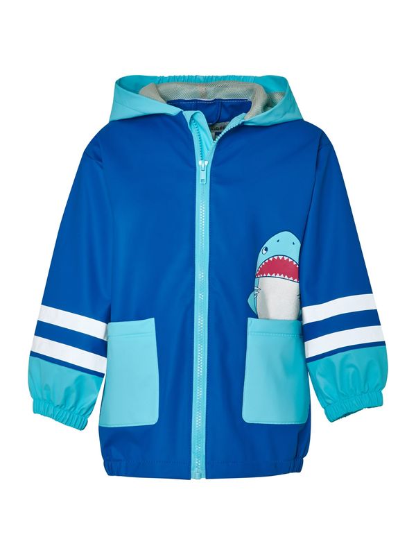 PLAYSHOES PLAYSHOES Funkcionalna jakna 'Hai'  modra / svetlo modra / roza / bela