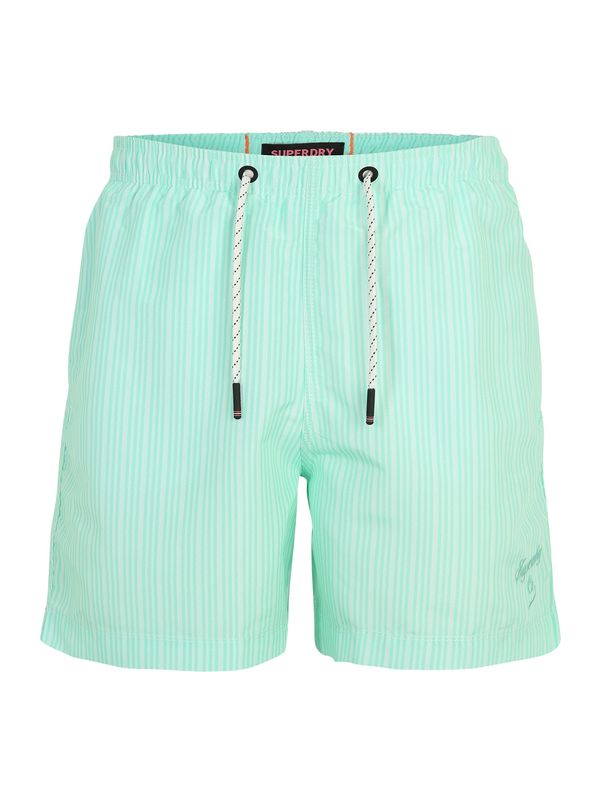 Superdry Superdry Kratke kopalne hlače  marine / zelena / oranžna / bela