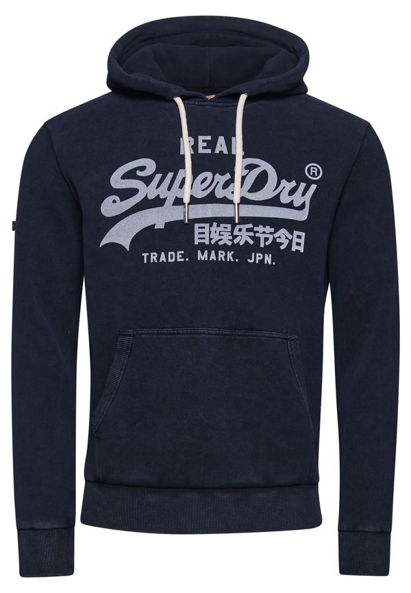 Superdry Superdry Majica 'Vintage'  marine / svetlo siva