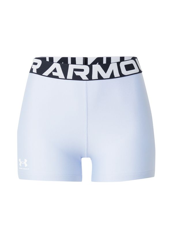 UNDER ARMOUR UNDER ARMOUR Športne hlače 'Authentics'  pastelno modra / črna / bela