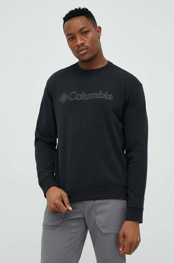 Columbia Bluza Columbia moška, črna barva