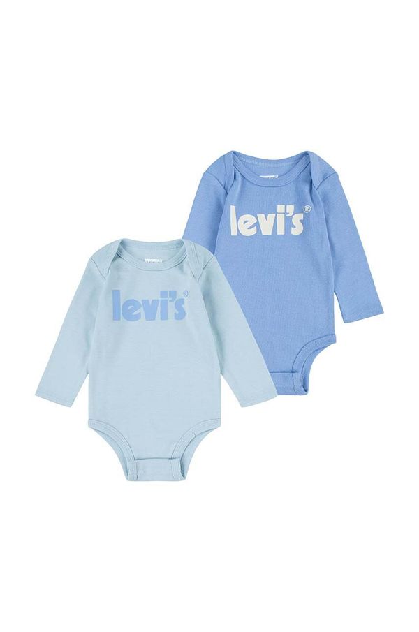 Levi's Body za dojenčka Levi's 2-pack