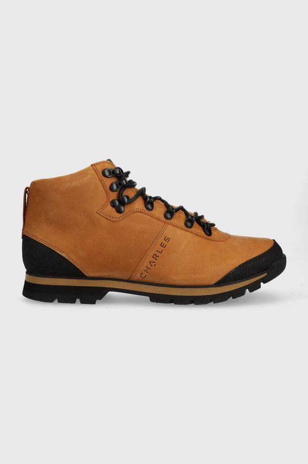 Charles Footwear Čevlji iz semiša Charles Footwear Carney moški, rjava barva, Carney.Hiker.Yellow
