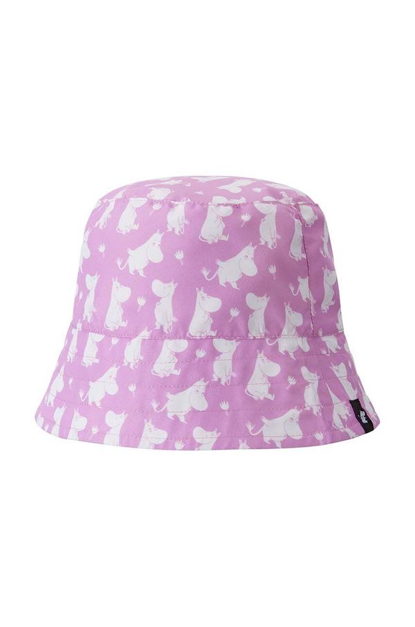 Reima Dvostranski otroški klobuk Reima Moomin Svalka roza barva