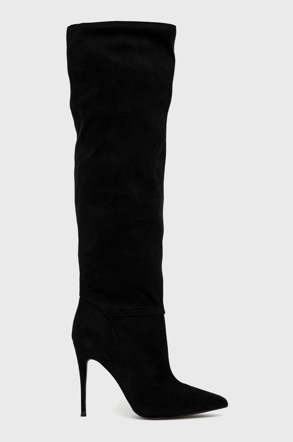 Steve Madden Elegantni škornji Steve Madden Darian ženski, črna barva