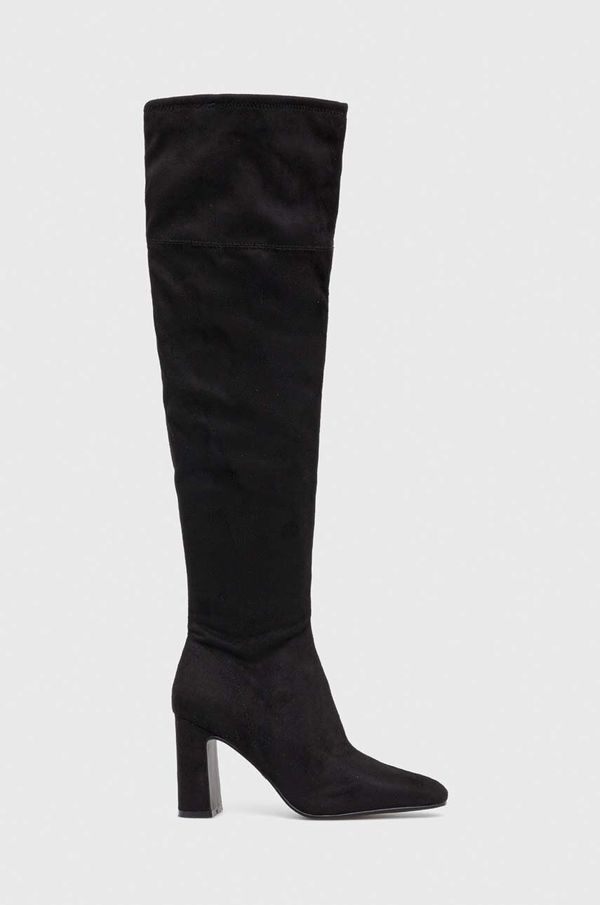 Steve Madden Elegantni škornji Steve Madden Somerville ženski, črna barva, SM19000041