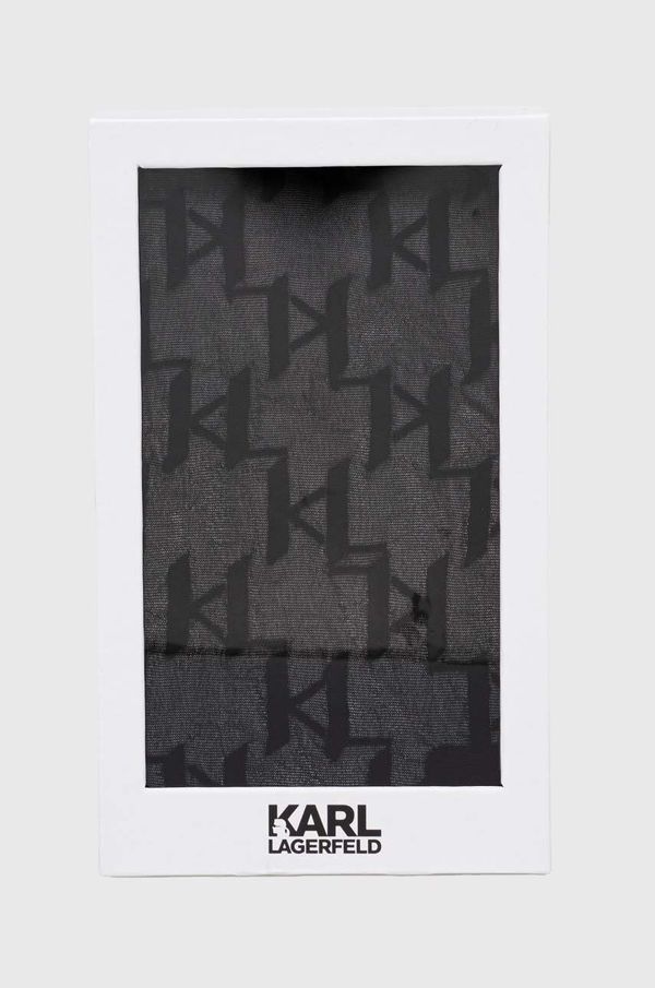 Karl Lagerfeld Hlačne nogavice Karl Lagerfeld črna barva
