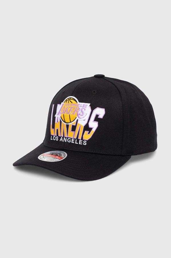 Mitchell&Ness Kapa iz mešanice volne Mitchell&Ness NBA LOS ANGELES LAKERS črna barva