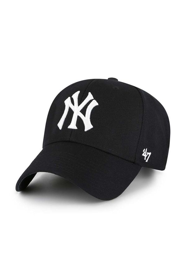 47brand Kapa s šiltom 47brand Mlb New York Yankees črna barva