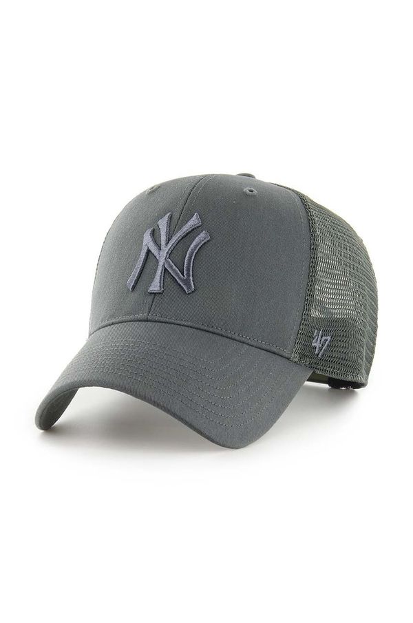47brand Kapa s šiltom 47brand MLB New York Yankees siva barva