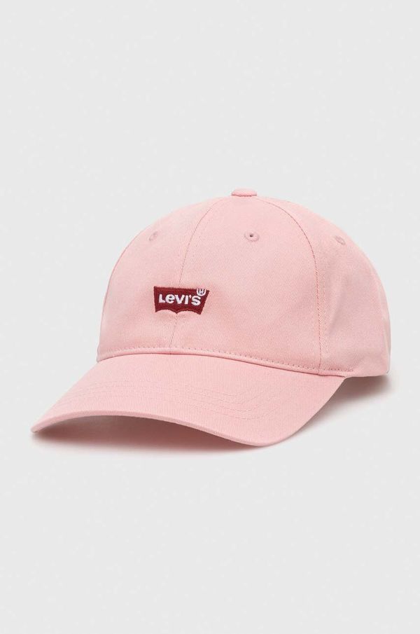 Levi's Kapa s šiltom Levi's roza barva