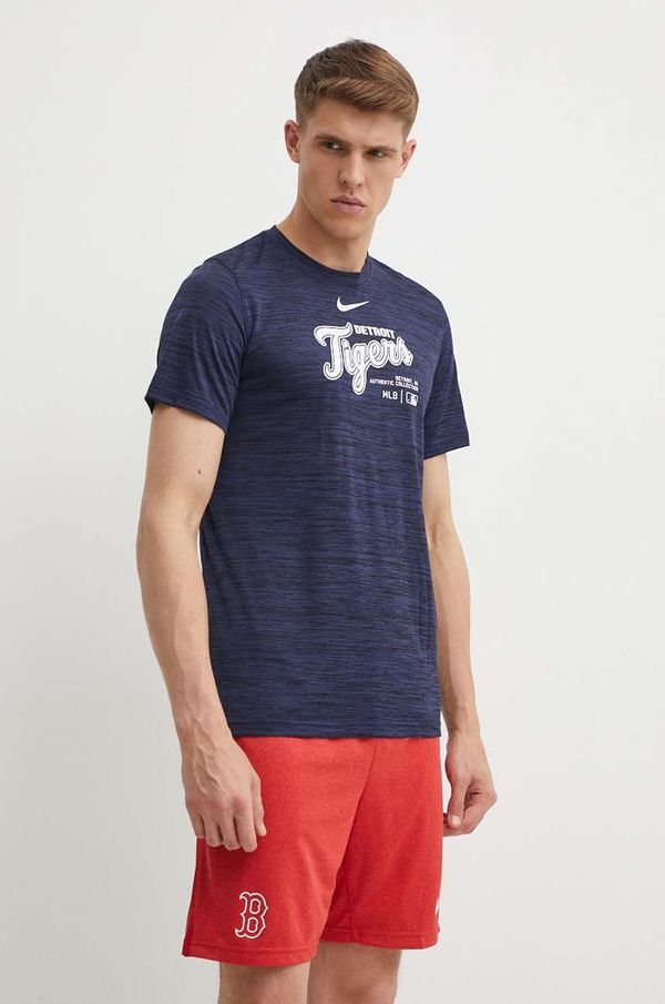 Nike Kratka majica Nike Detroit Tigers moška, mornarsko modra barva