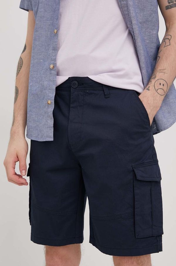 Solid Kratke hlače Solid moške, mornarsko modra barva