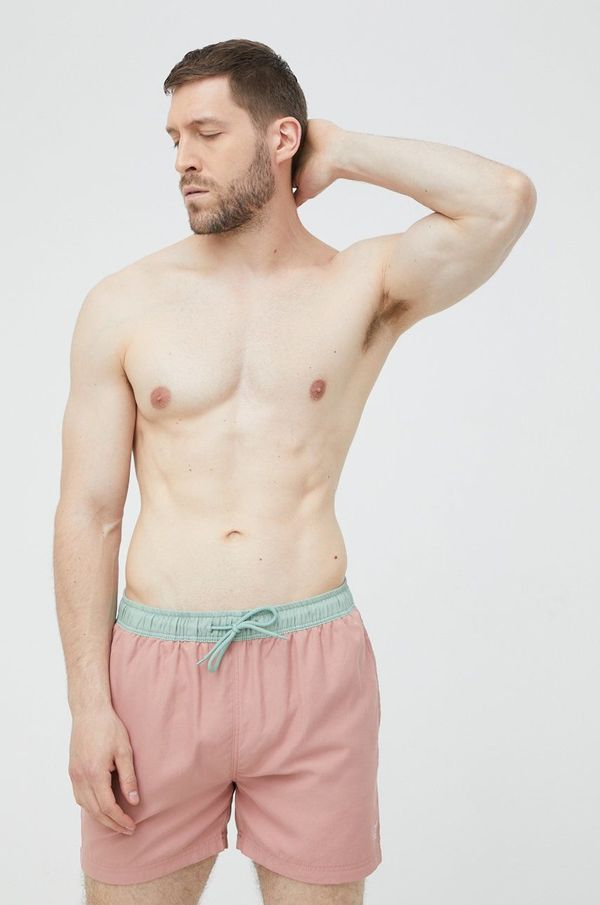 Selected Homme Kratke hlače za kopanje Selected Homme roza barva