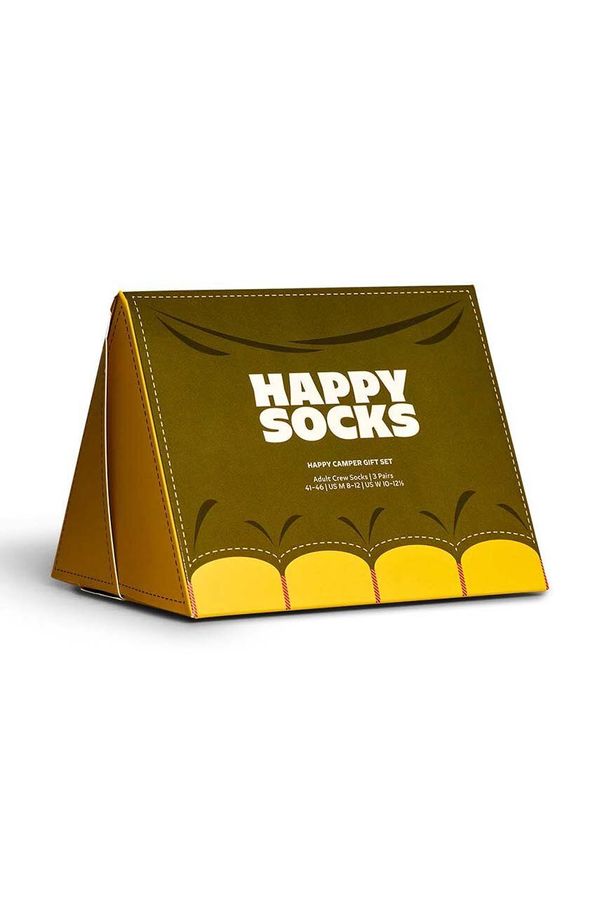 Happy Socks Nogavice Happy Socks Happy Camper Socks 3-pack